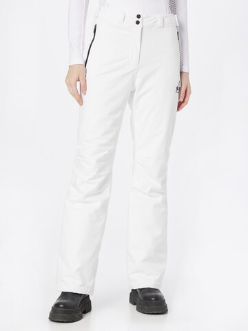 regular Pantaloni per outdoor 'Valley' di SOS Black Snow in bianco: frontale