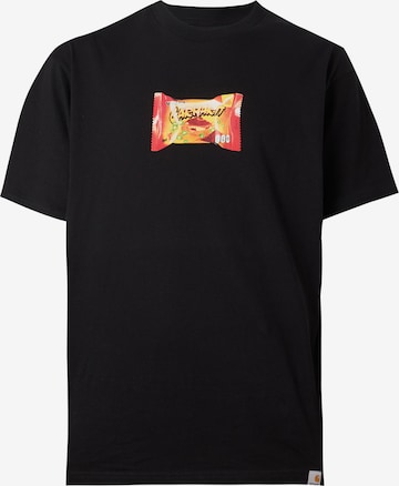 Carhartt WIPMajica 'Road Side Snack' - crna boja: prednji dio