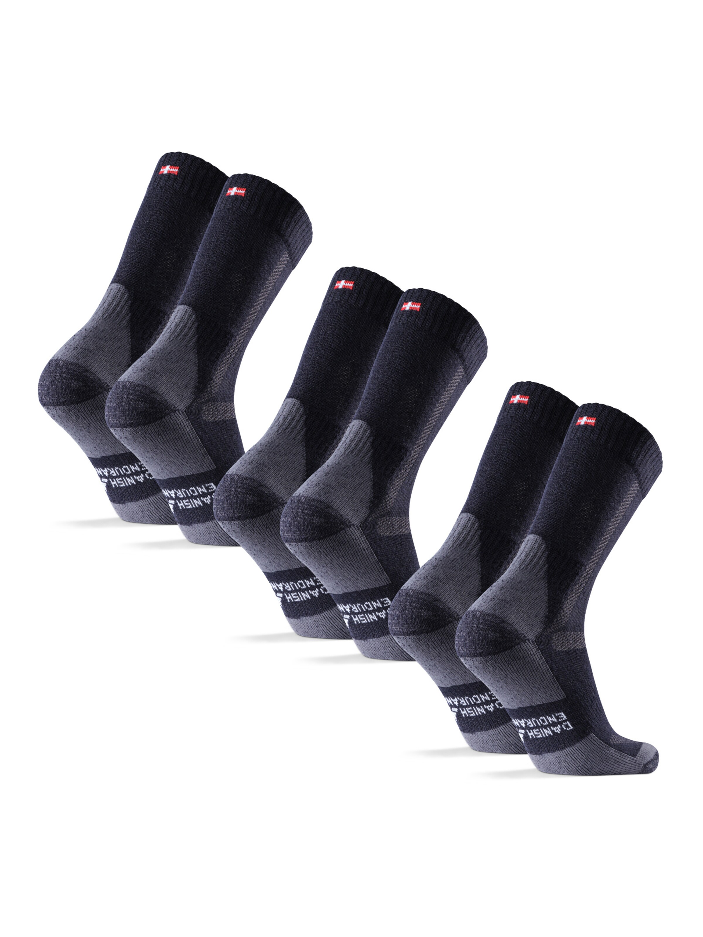 Chaussettes de sport 'Classic Hiking Crew' DANISH ENDURANCE en bleu