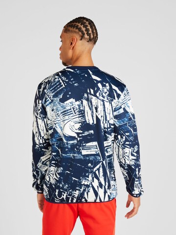 ADIDAS PERFORMANCE - Sweatshirt de desporto em azul