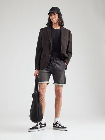 JACK & JONES - regular Vaquero 'JJIRICK JJLANE' en negro