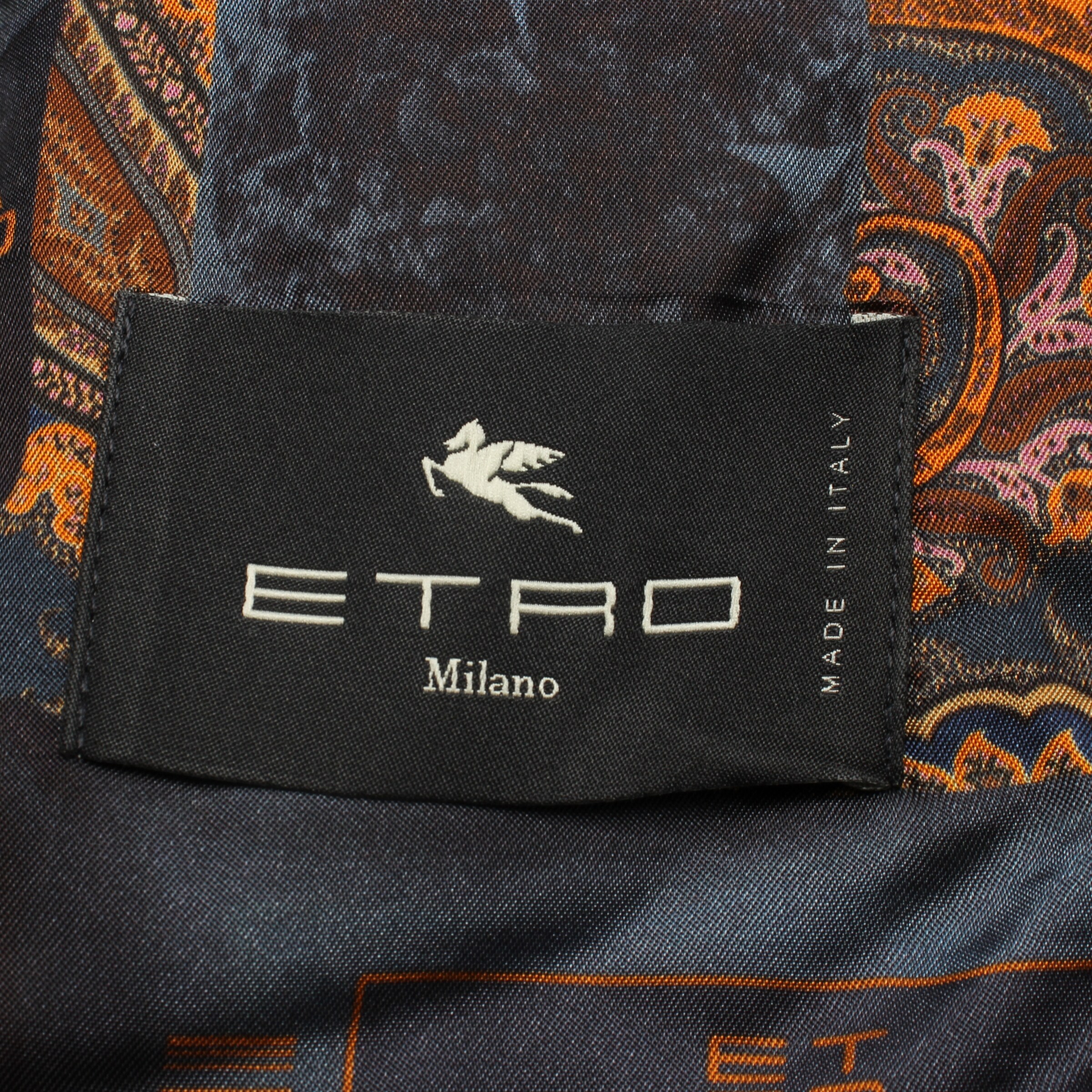 Etro Suit Jacket in M-L in Mixed colors