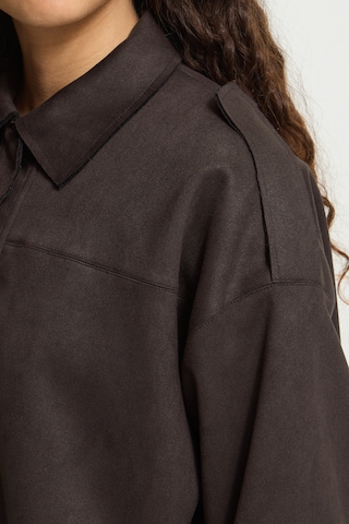 ICHI Between-season jacket 'KEISHA' in Brown
