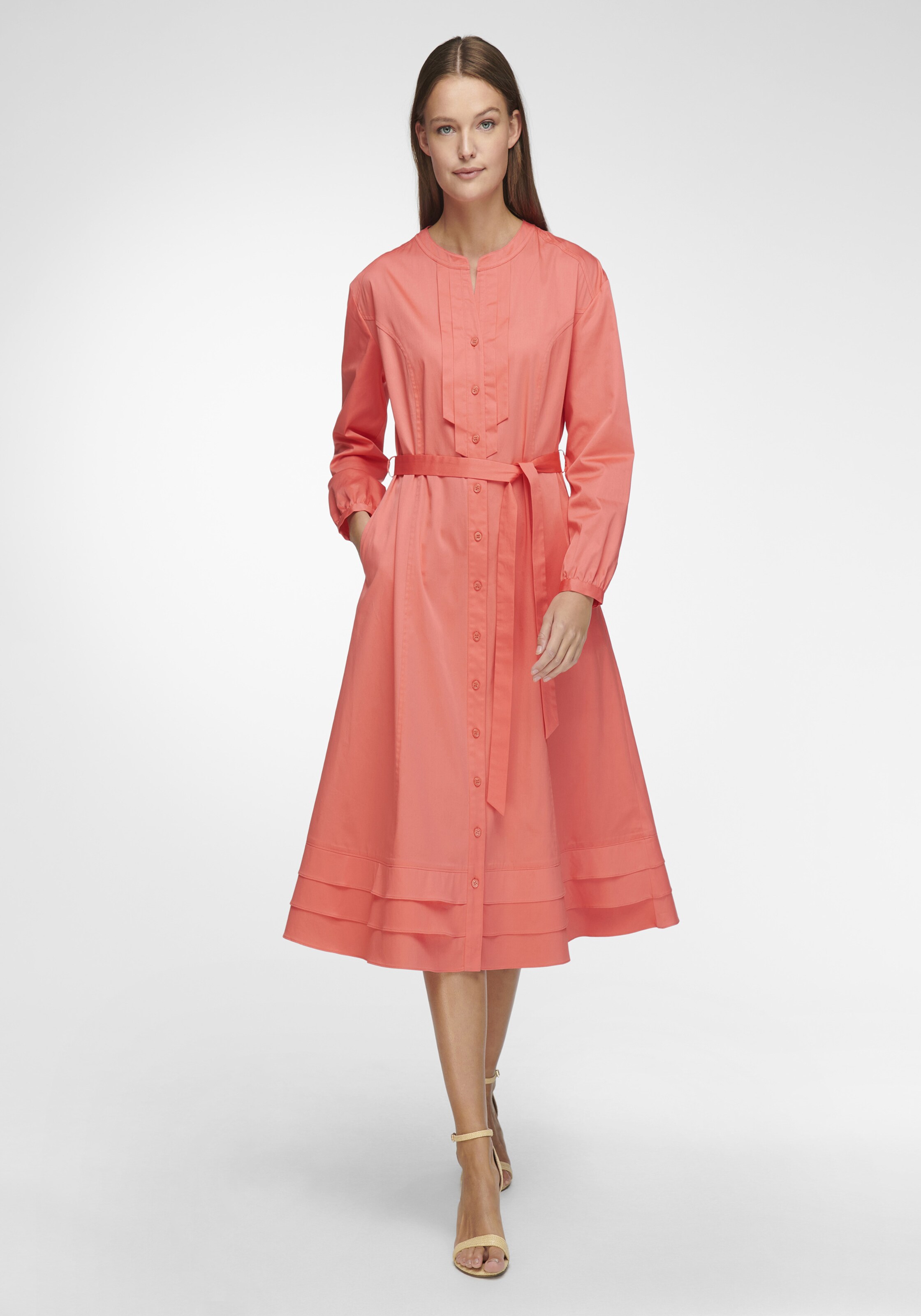 Frauen Große Größen Basler Abendkleid in Pink - DT40645 Frauen Große Größen Basler Abendkleid in Pink - DT40645