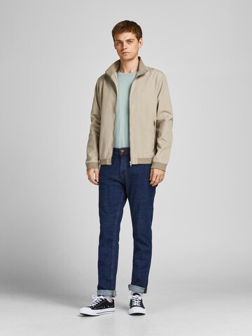 JACK & JONES Демисезонная куртка 'Rush' в Бежевый