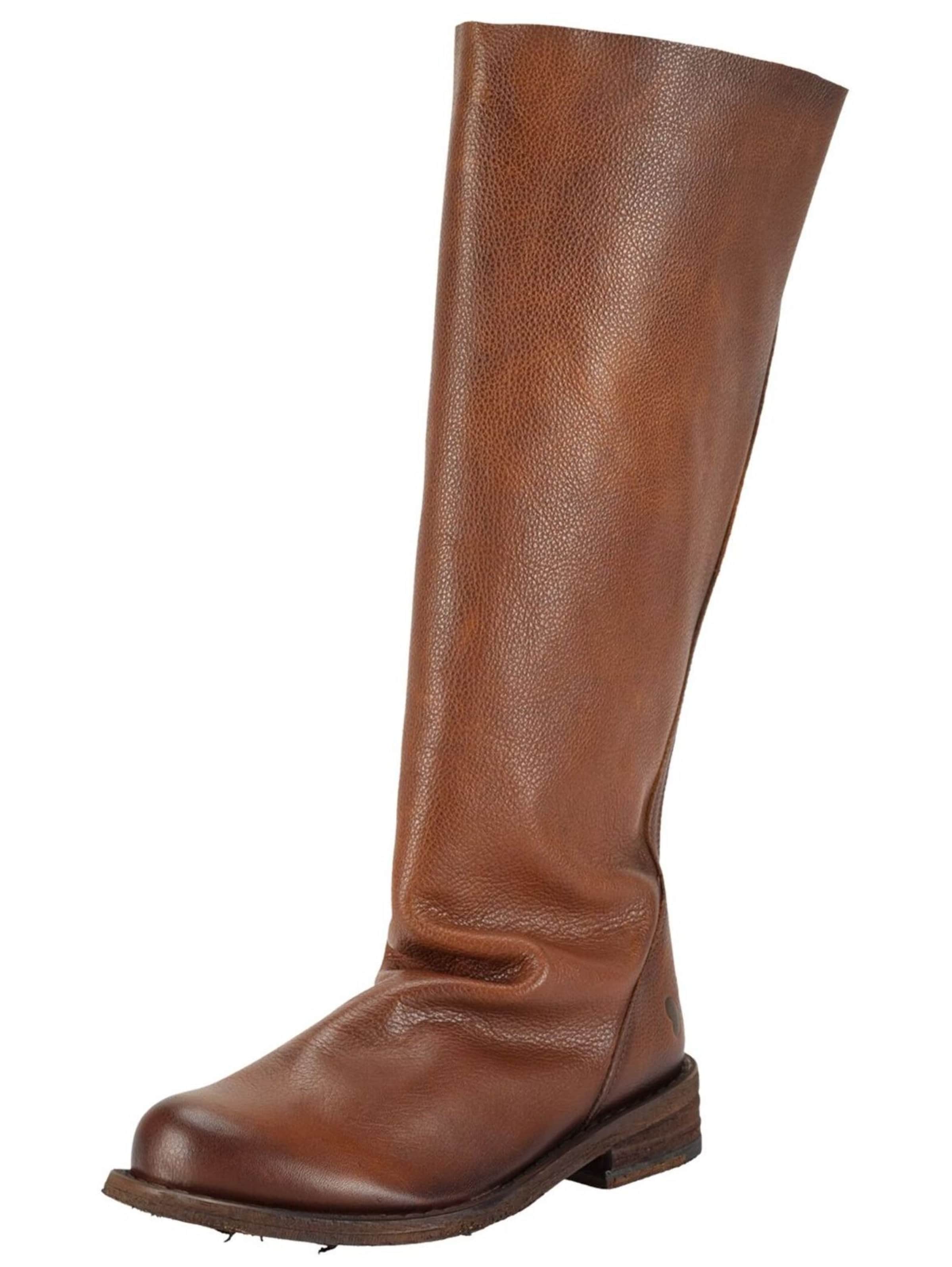 Felmini Wide Fit Boots in Brown: front
