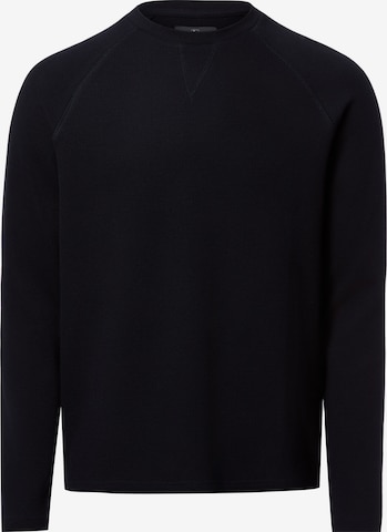 Sweat-shirt Nils Sundström en bleu : devant