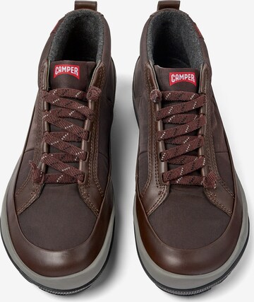 CAMPER Lace-Up Ankle Boots 'Peu Pista' in Brown
