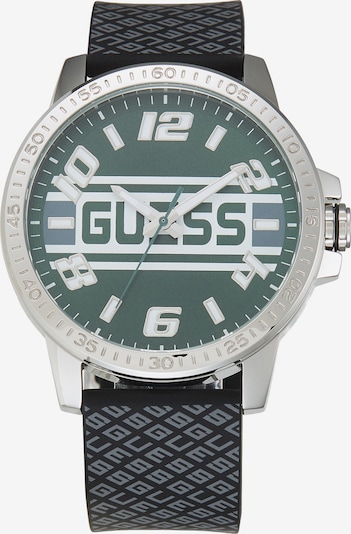 GUESS Montre à affichage analogique 'COUPE' en gris / vert / noir, Vue avec produit