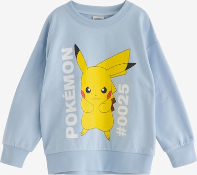 Lindex Sweater majica 'Pokemon' veličine 104 u svijetloplava / žuta / crna / bijela, Pregled proizvoda