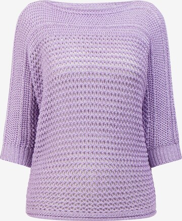 faina - Pullover em roxo: frente