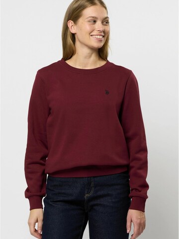 U.S. POLO ASSN. Pullover ' Helen ' in Rot: Vorderseite