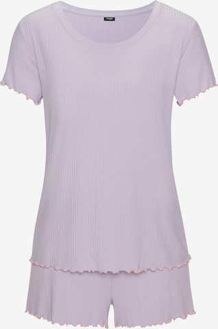 VIVANCEKratke hlače za spavanje 'Dreams' - ljubičasta boja: prednji dio