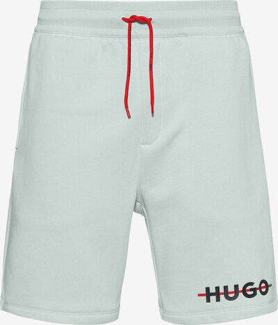 Pantaloni 'Dedford' HUGO pe verde pastel / roșu / negru, Vizualizare produs