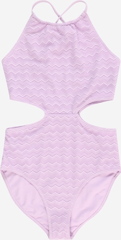 Maillot de bain Abercrombie & Fitch en violet : devant