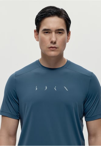 T-Shirt fonctionnel 'Volta' Born Living Yoga en bleu