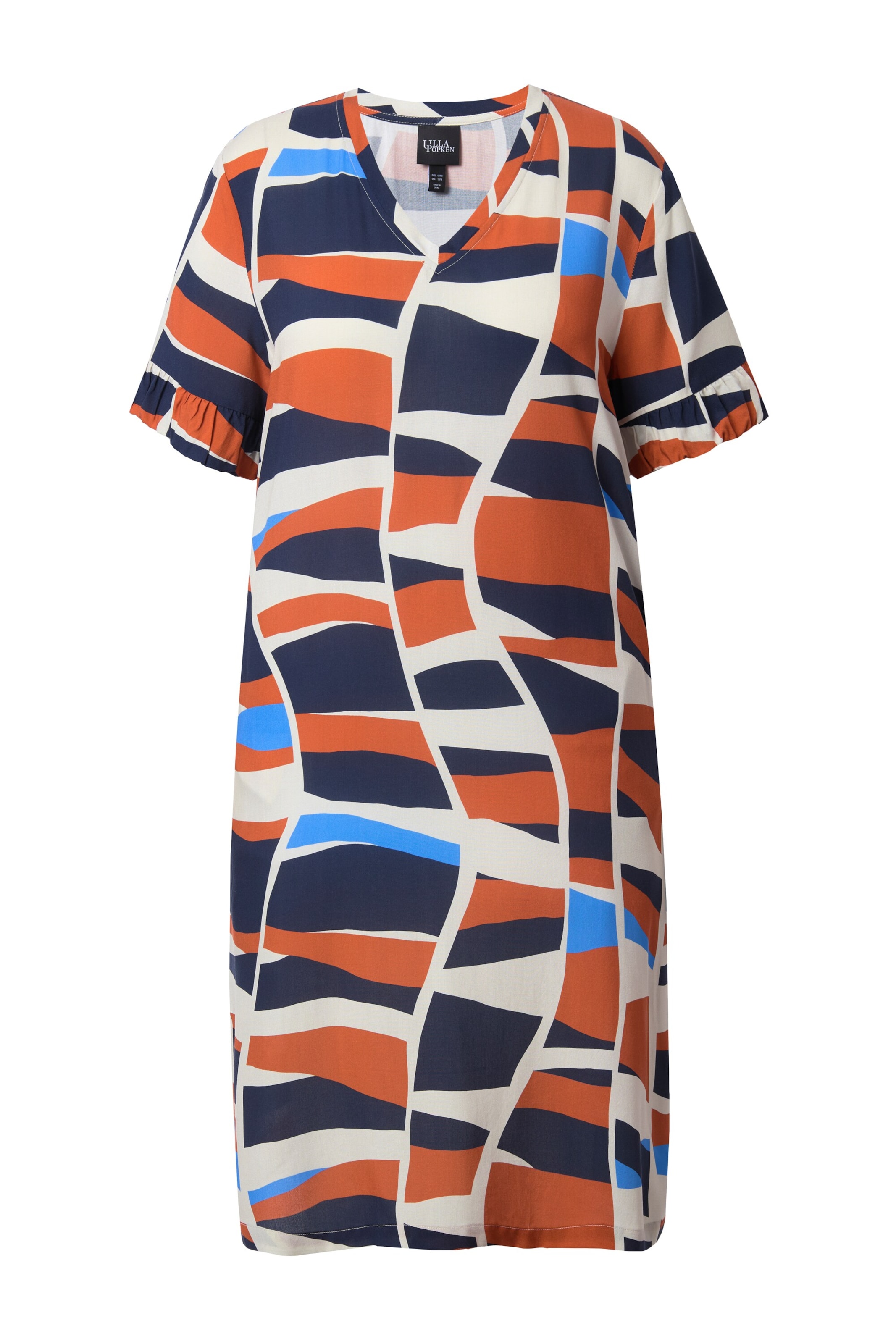 Ulla Popken Jurk in Gemengde kleuren: voorkant