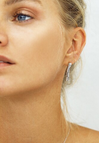 Nana Kay Earrings 'Sparkling Bars' in Silver