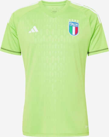 ADIDAS PERFORMANCE - Camiseta de fútbol 'Italien 23' en verde: frente