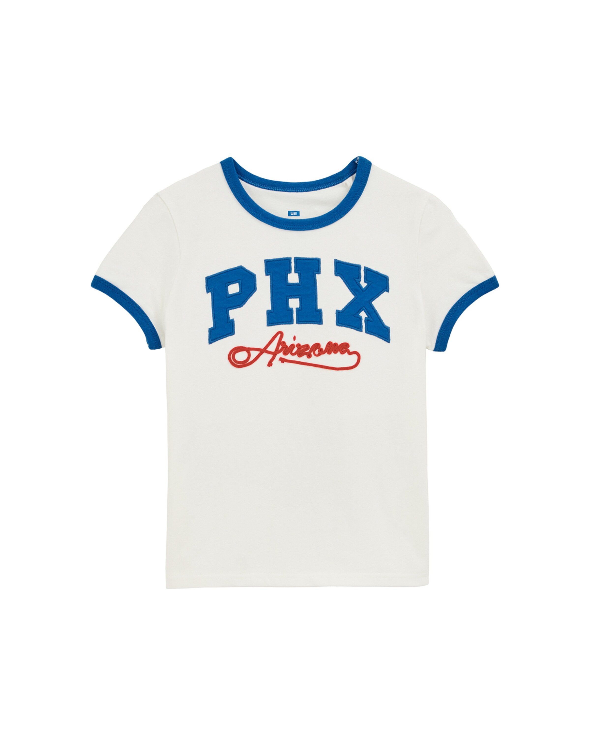 WE Fashion Tričko - Biela: predná strana