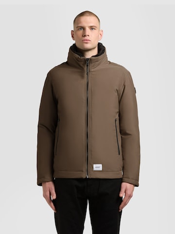 Giacca invernale 'Huey' di khujo in marrone: frontale
