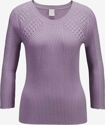 Pull-over MADELEINE en violet : devant