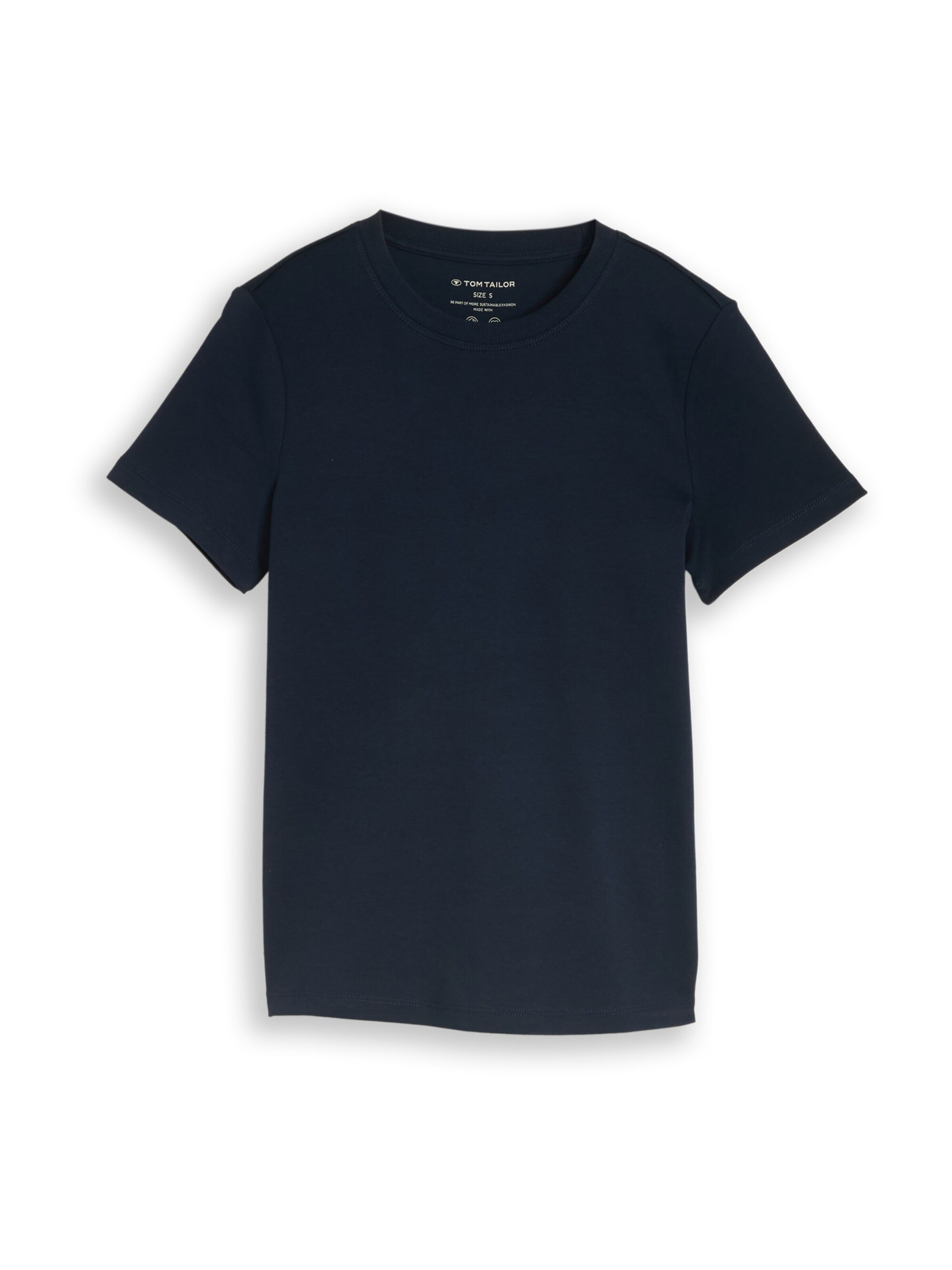 TOM TAILOR Shirt in Blauw: voorkant