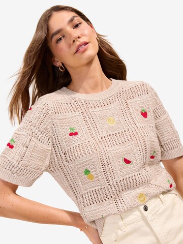 Friends Like These Sveter - Béžová: predná strana