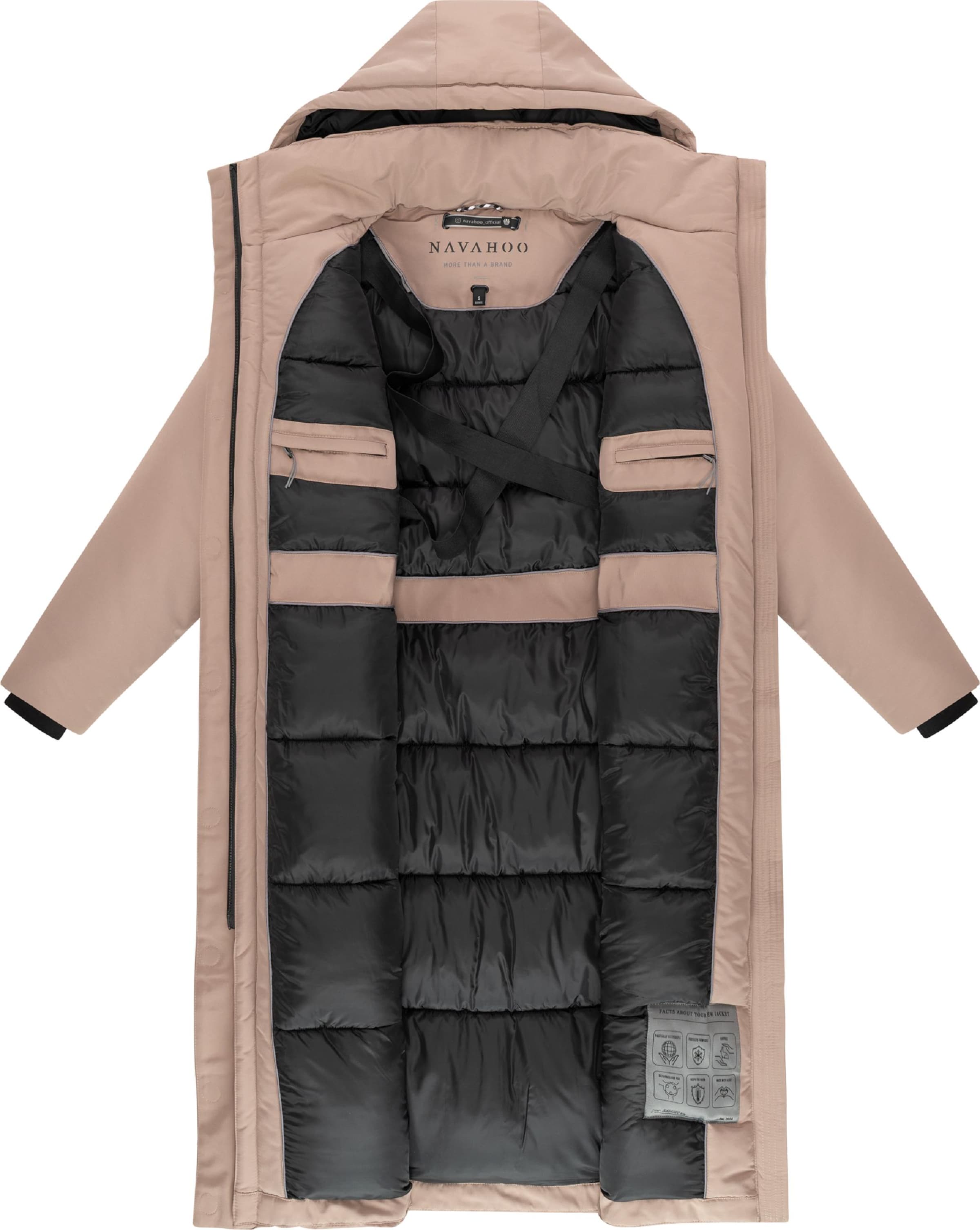 NAVAHOO Wintermantel 'Schneewächter 14' in Bruin