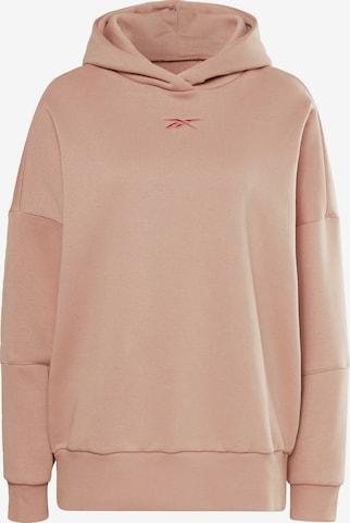 Sweat de sport Reebok en rose : devant