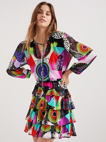 Robe de cocktail 'Niza' Desigual en mélange de couleurs : devant