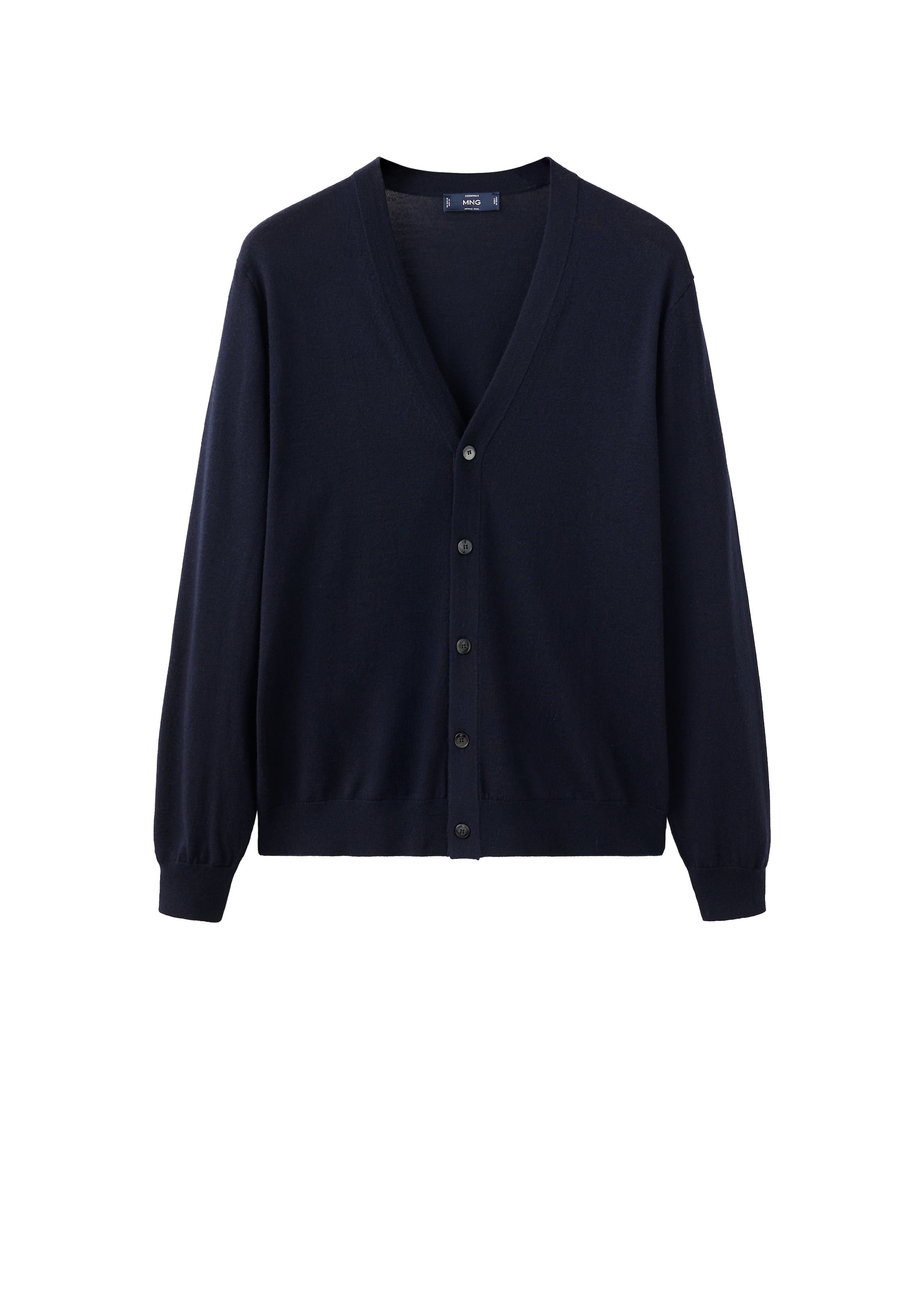 MANGO MAN Gebreid vest 'WILLYC-I' in S in de kleur Marine, Productweergave