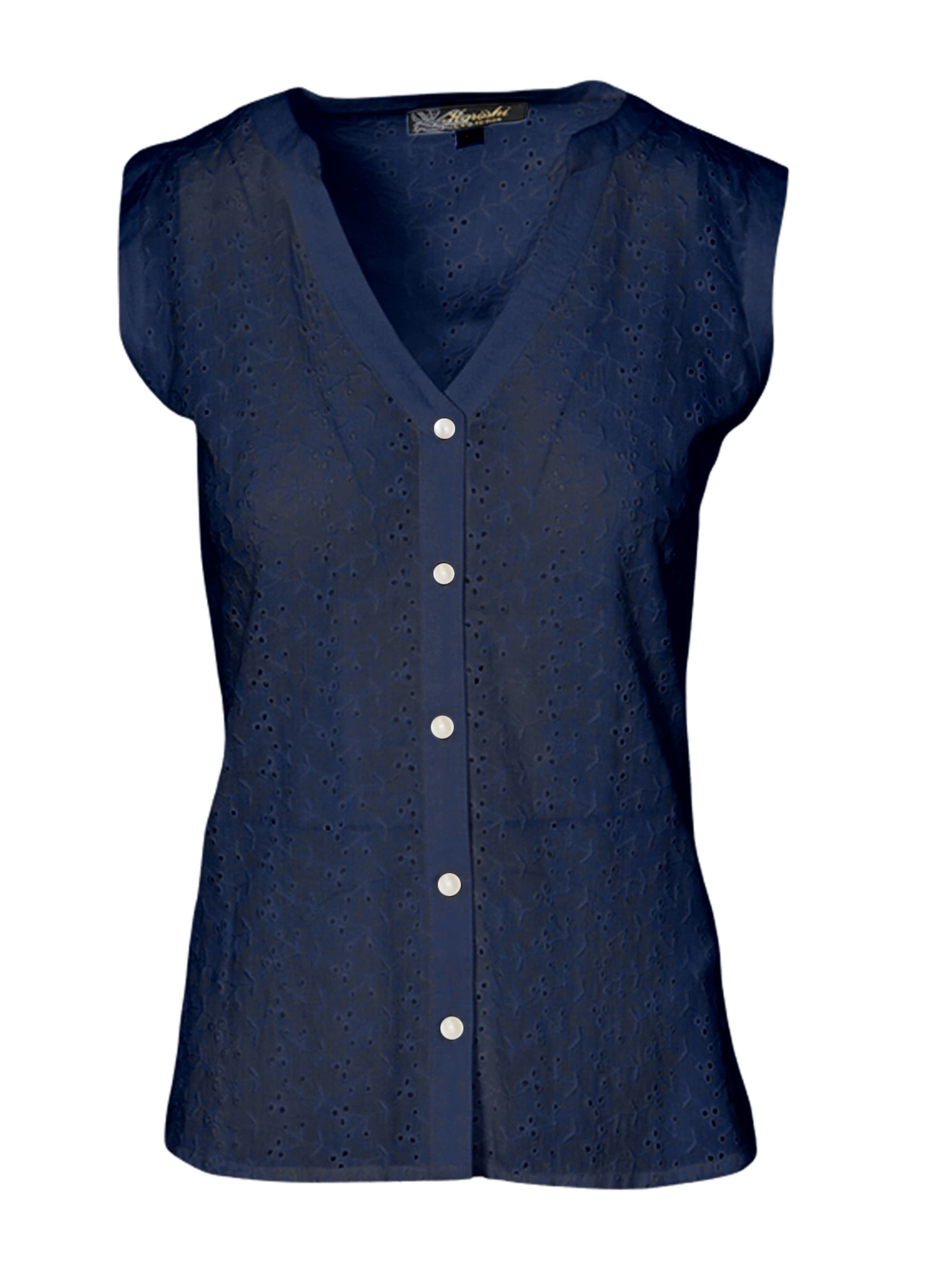 KOROSHI Bluza | modra barva: sprednja stran