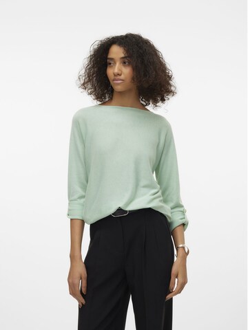 Pull-over 'APOLINA' VERO MODA en vert : devant