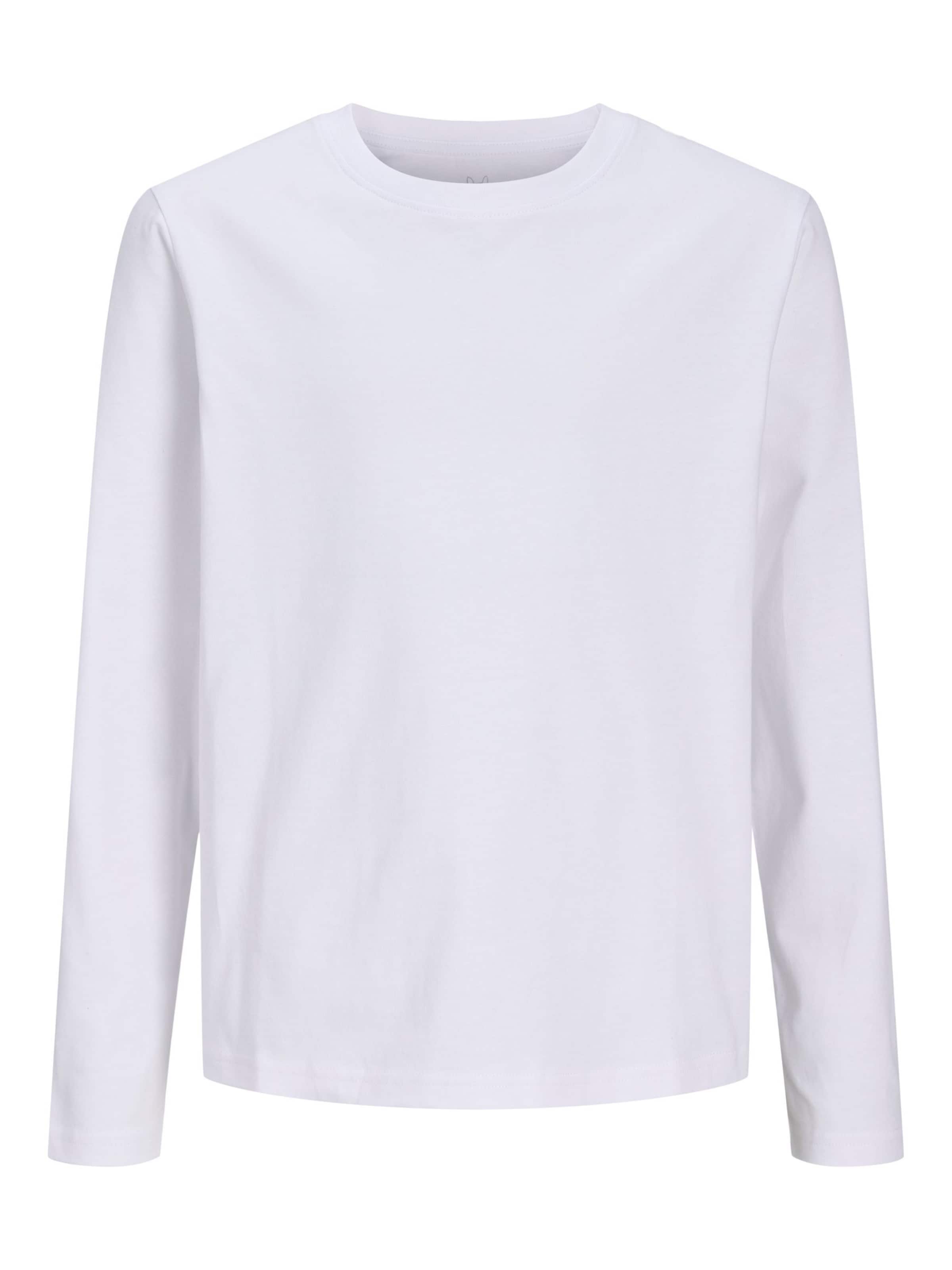 Coupe regular T-Shirt Jack & Jones Junior en blanc : devant