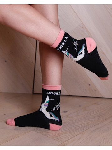 Sokisahtel Sokken 'EXHALE anti-slip cotton socks' in Gemengde kleuren