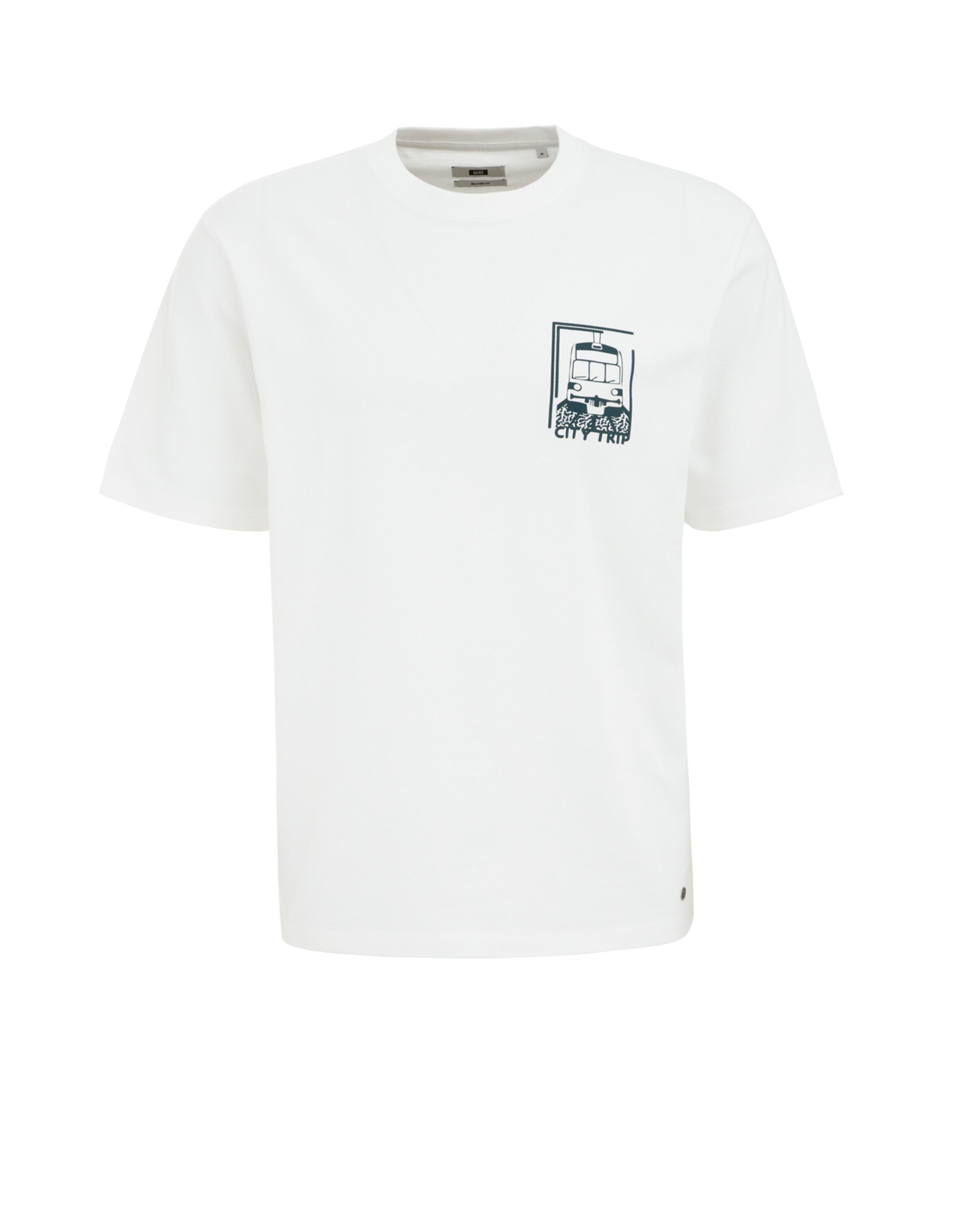 Maglietta di WE Fashion in bianco: frontale