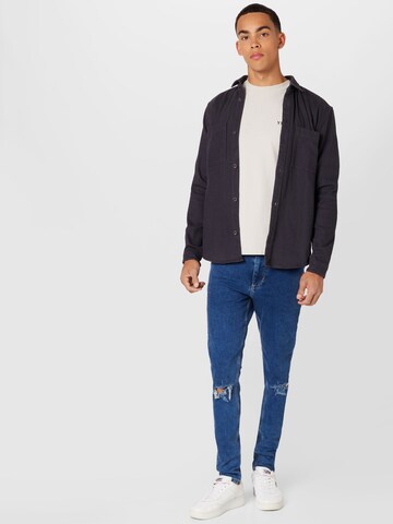 TOM TAILOR DENIM Regular fit Overhemd in Blauw