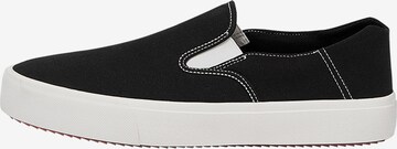 Pull&Bear Спортни обувки Slip On в черно