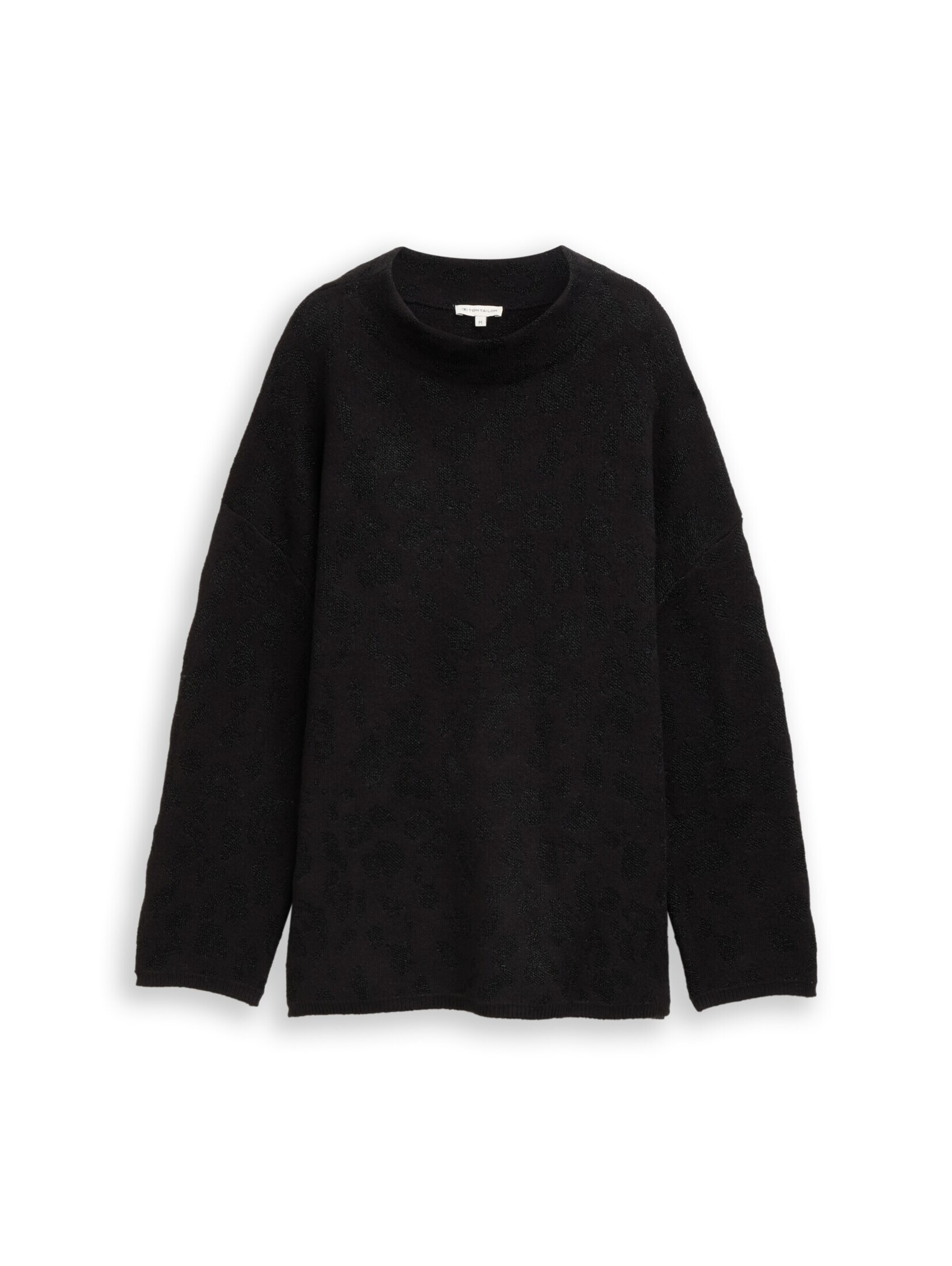 TOM TAILOR Sweater in Black / Silver, Item view