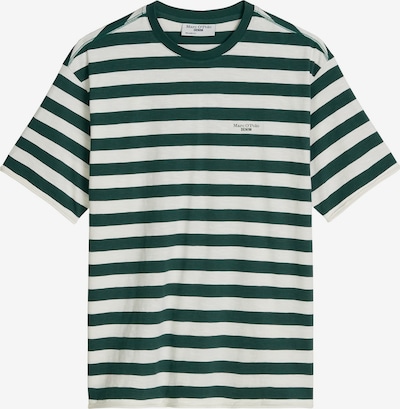 Marc O'Polo DENIM Majica veličine S u tamno zelena / bijela, Pregled proizvoda