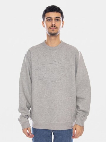 Felpa 'THRASHER X Sweatshirt Grey Melange' di DICKIES in grigio