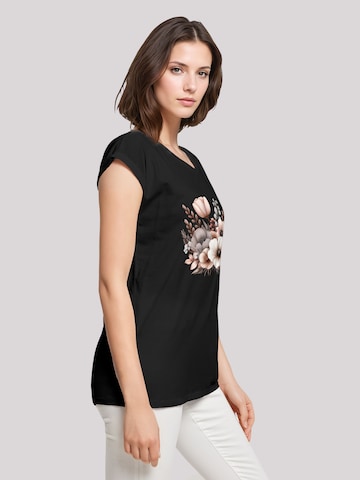 F4NT4STIC Shirt 'Blumenstrauß Boho' in Zwart