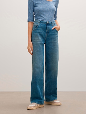 Wide Leg Jean 'Miberta' OPUS en bleu : devant