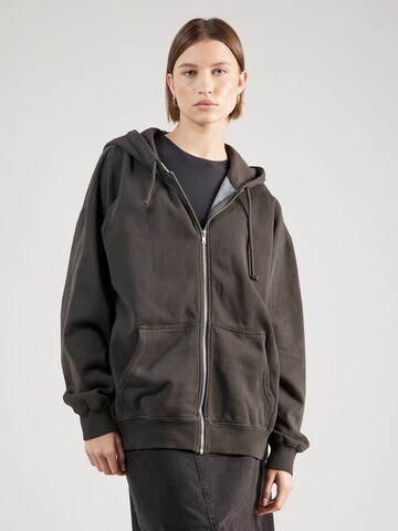 Cotton On Zip-Up Hoodie 'Classic' in Brown: front