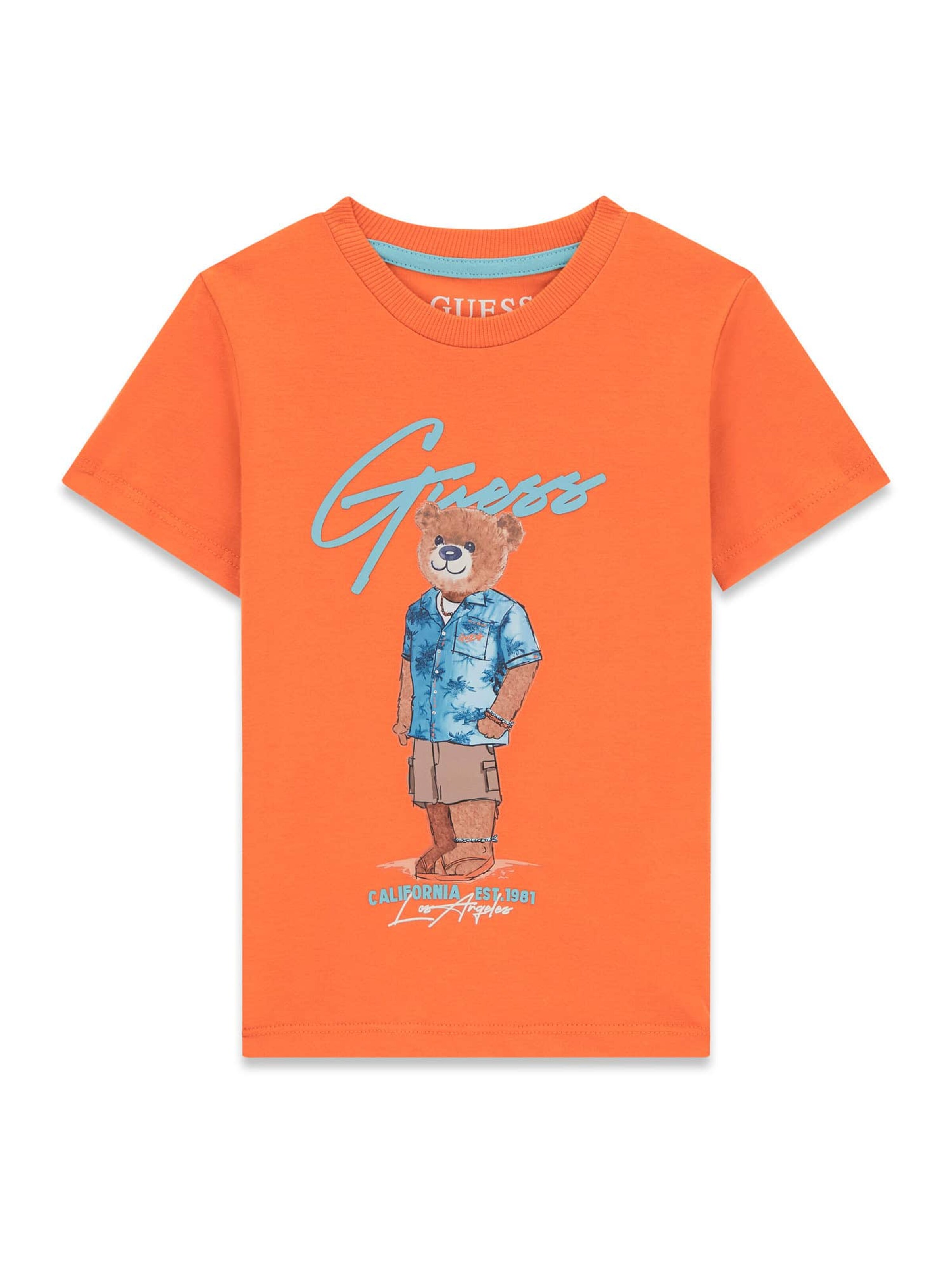 GUESS Shirt in Orange: front