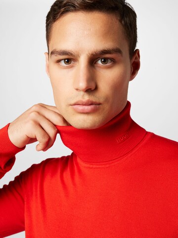 HUGO Sweater 'San Thomas' in Red
