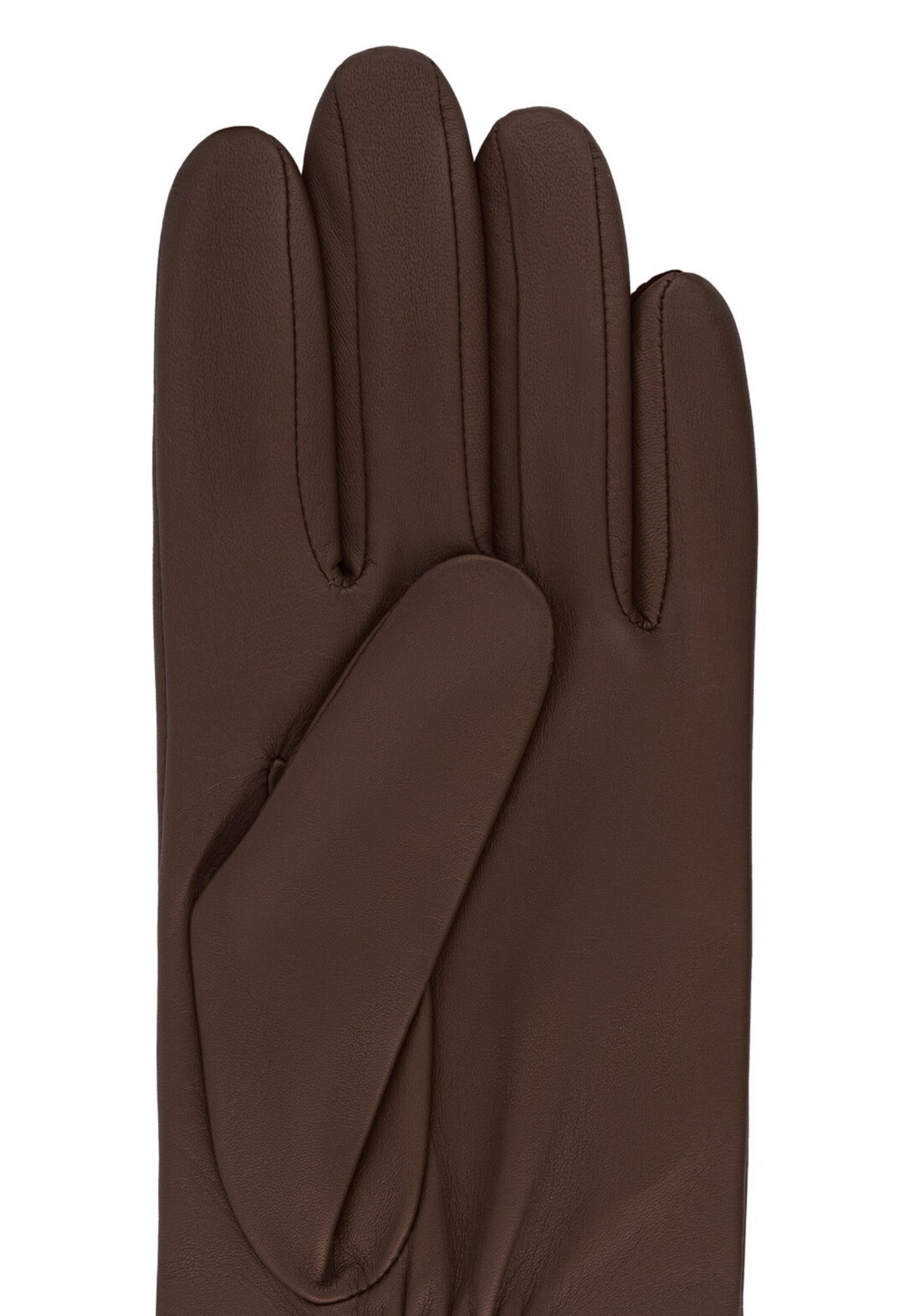 Mezzoguanti 'ANTWERPEN PLAIN' di Roeckl in marrone