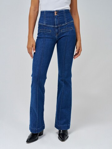 Salsa Jeans Bootcut Jeans 'Diva' in Blauw: voorkant