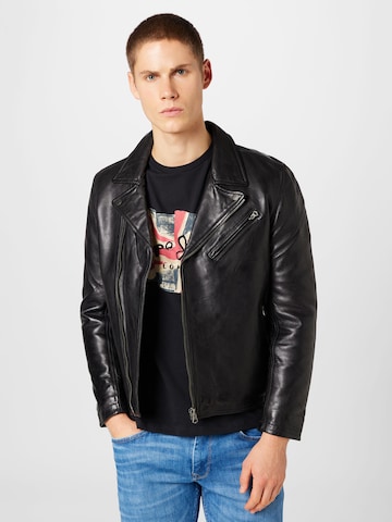 Veste mi-saison 'Jerome' Pepe Jeans en noir : devant